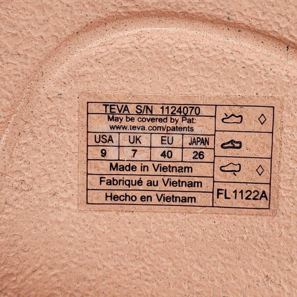 TEVA NWD Hurricane Drift Women's Eva Sandals Pink - Picture 7 of 10